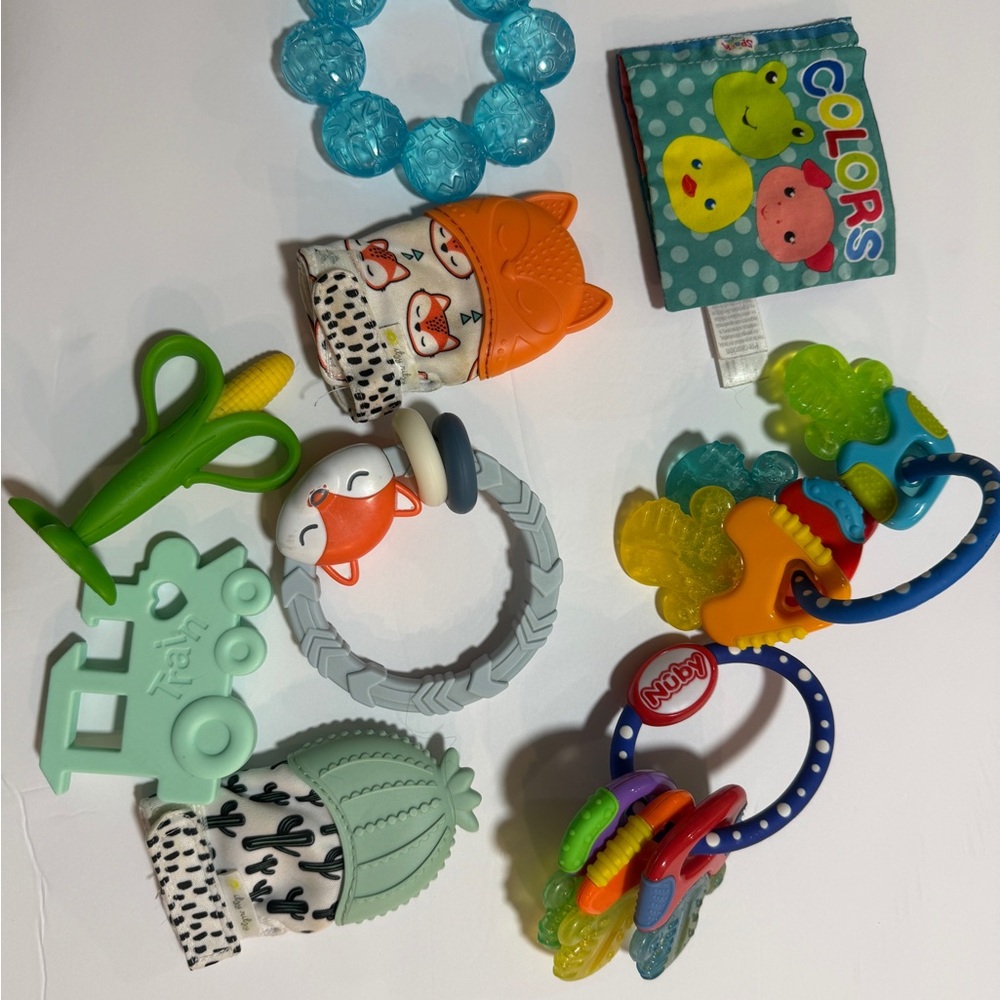 Colorful Baby Teething Toy Set